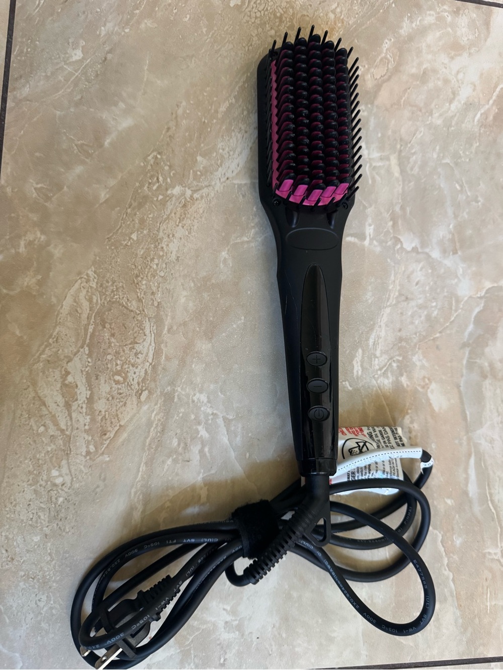 Miropure Ionic Heated Straightening Brush for Hair